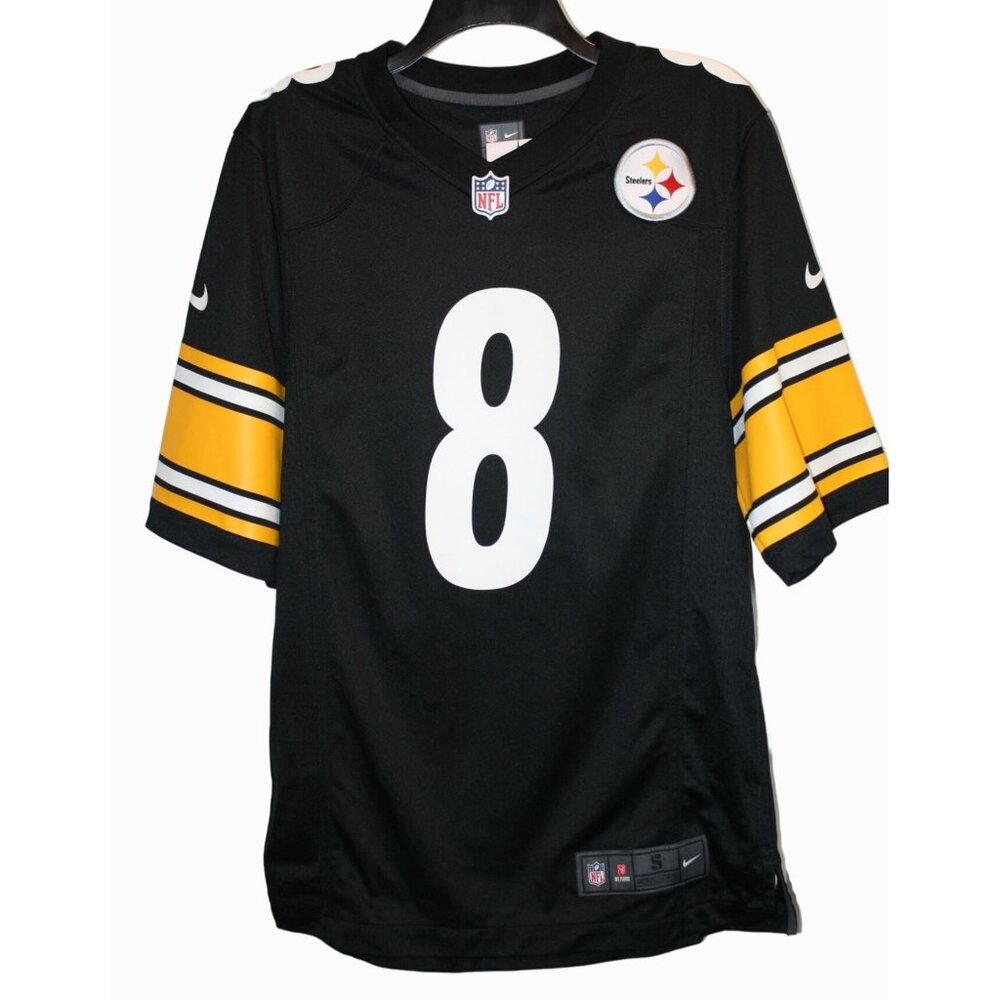 Nike Pittsburgh Steelers Kenny Pickett #8 On Field Jersey Mens Size S Black